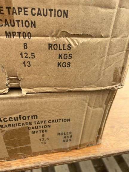 2 cases of “CAUTION” tape