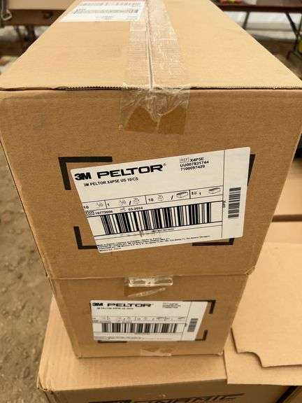 2 cases of Peltor Hard hat mounted ear muffs