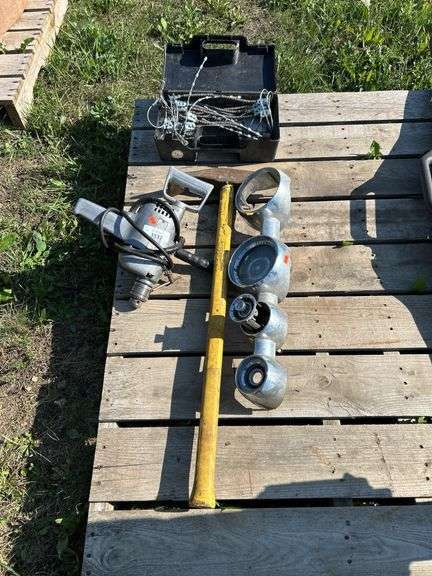 Sledge, grill, electric drill and tire grip spring