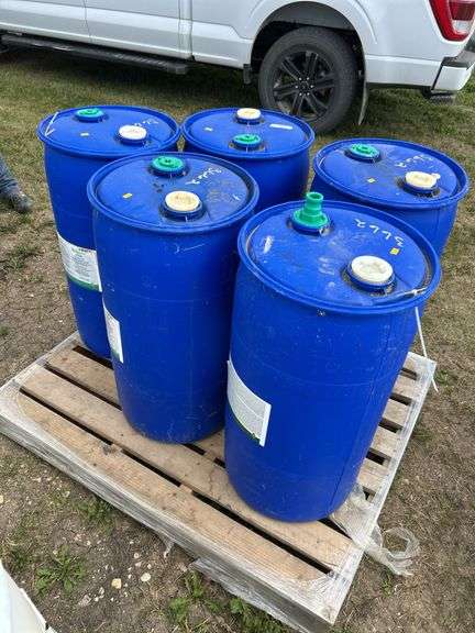 5 poly drums 80L