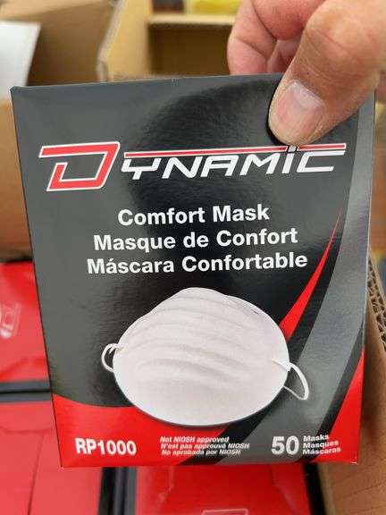 Case (12 boxes of 50) of Comfort dust masks