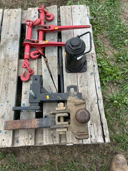 Load leveler receiver, adjustable receiver, bottle jack & load binders ...