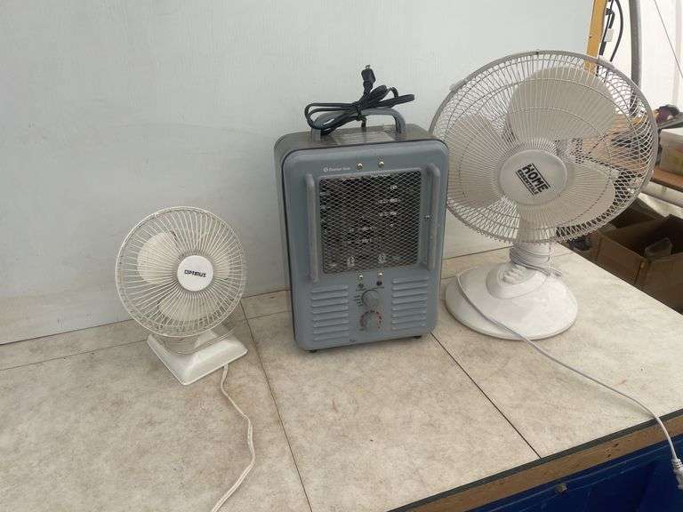 2 fans and a heater -  working condition