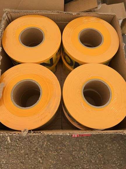 2 cases (16 rolls) “CAUTION” barricade tape