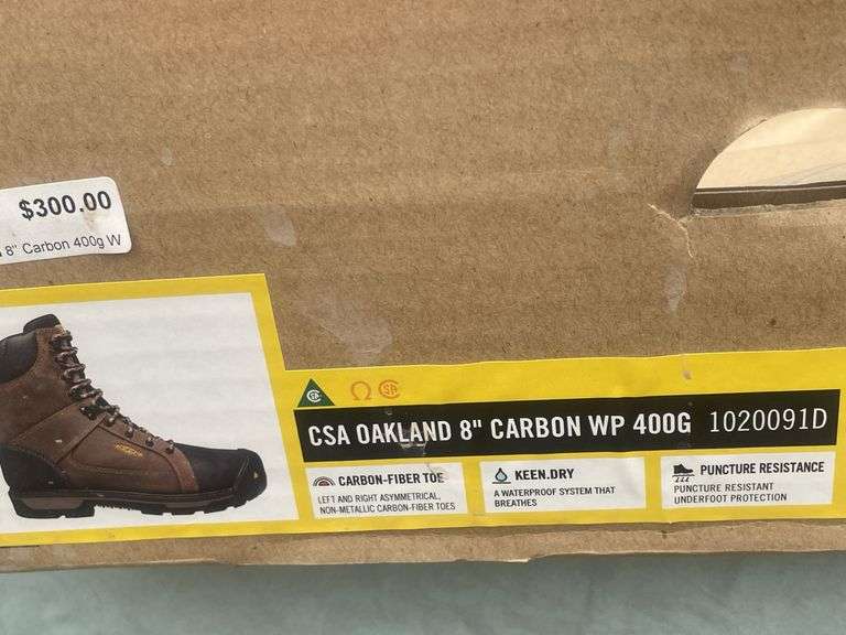 Steel toed safety boots size 11