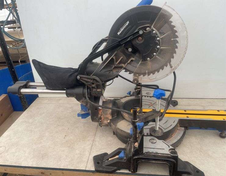 Mastercraft 10" sliding compound mitre saw  - running condition