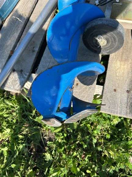 Sled dollies, ice auger & manual ice auger