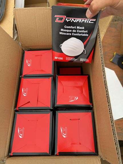 Case (12 boxes of 50) of Comfort dust masks