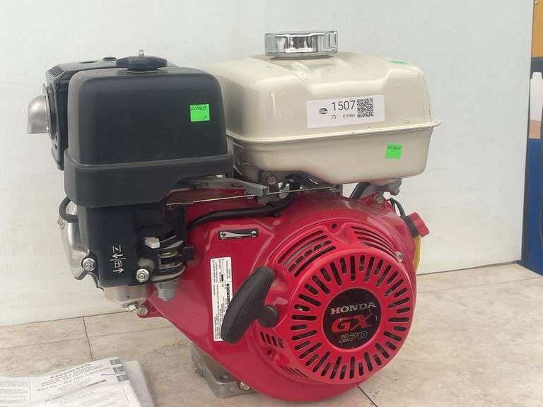 Honda GX270 motor - 9 hp - UNUSED