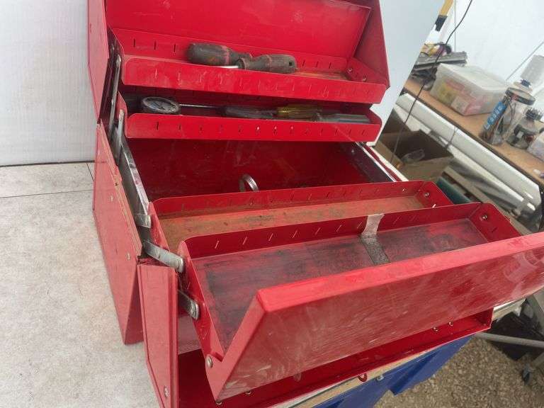 Torin toolbox measures 18"L x 13"H