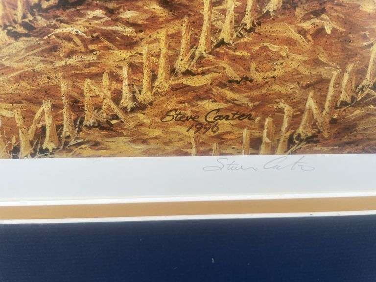 John Deere framed print #3930/7000 with Certificate of Authenticity