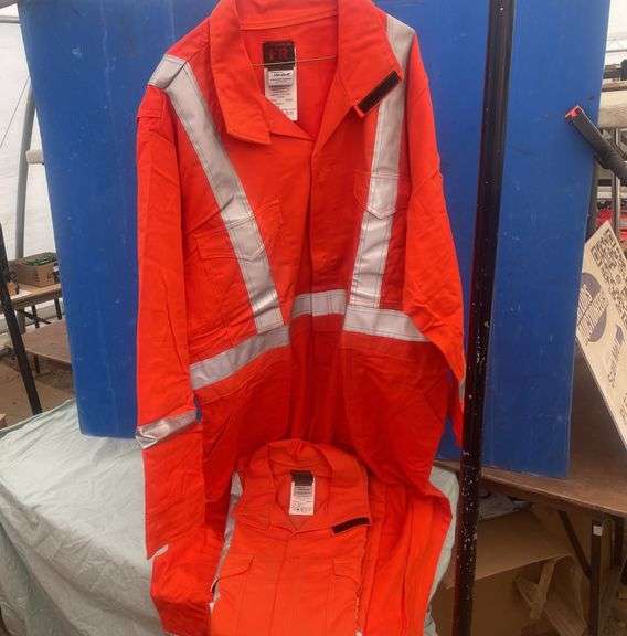 2 Orange3M Flames resistant coveralls size 50T