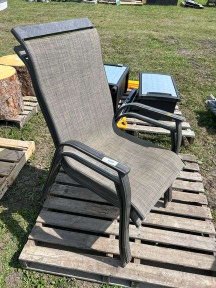 Pair of patio chairs