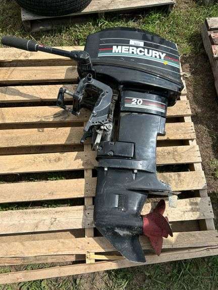 20hp Mercury outboard - condition unknown