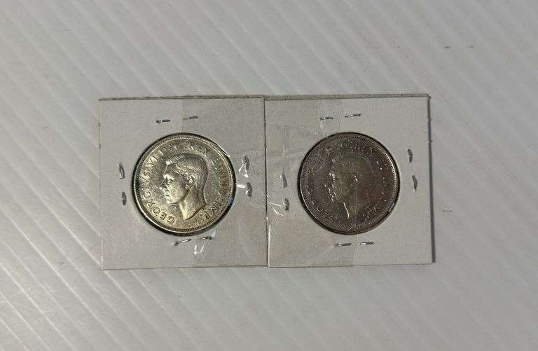 1937 & 1938 - Silver Coins