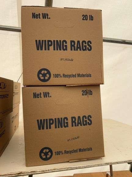 2 of 20lb boxes of mixed rags