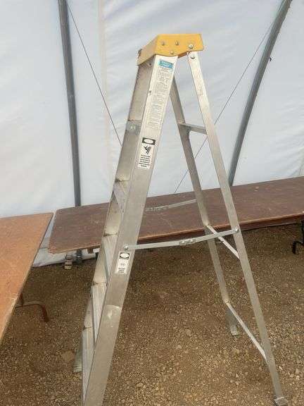 6 foot aluminum step ladder