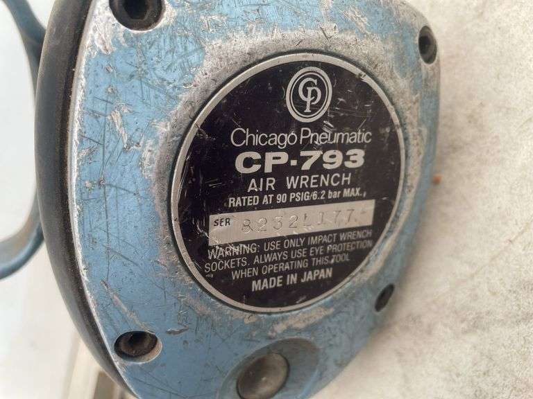1" CP air impact and a quantity of impact sockets