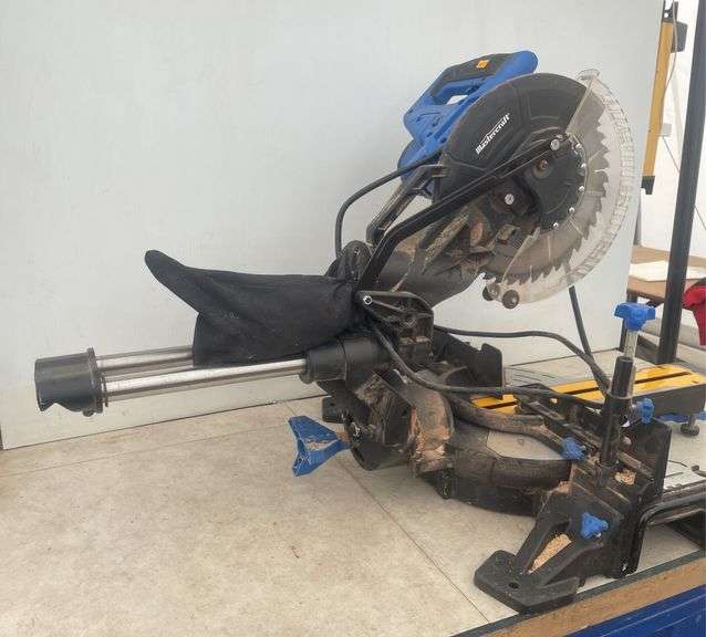 Mastercraft 10" sliding compound mitre saw  - running condition