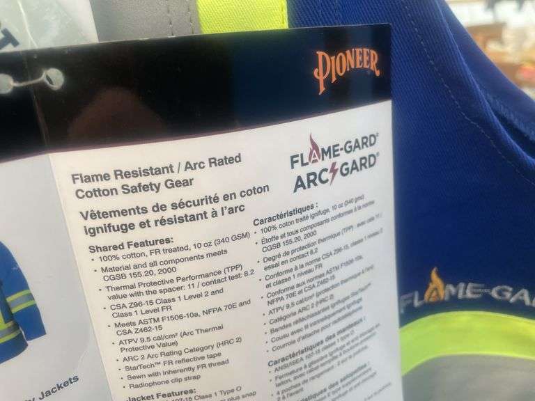 2 Flame-Gard/Arc-Gard overalls Flame resistant coveralls size XL and XXL