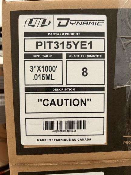 4 cases “CAUTION” barricade tape