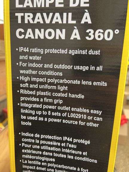 ShopPro 360 Cannon work light UNUSED