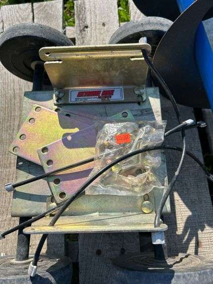 Sled dollies, ice auger & manual ice auger
