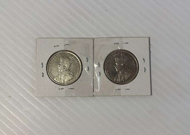 1918 & 1919 - Both Silver Half-Dollars