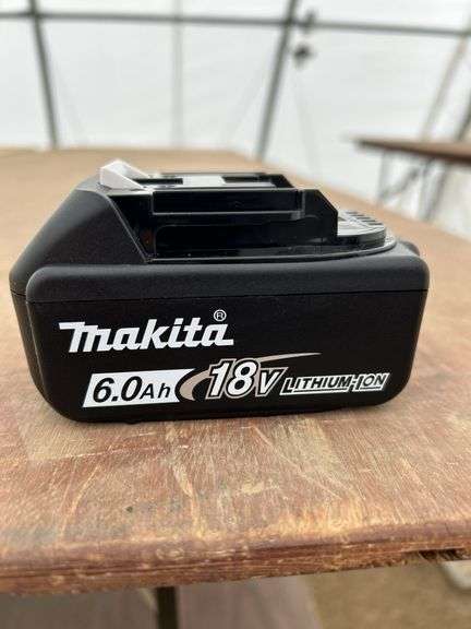 Unused Makita LXT 6.0amp 18v Battery