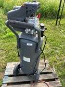 Upright air compressor- runs but leaks oil, air hose