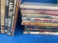 Large quantity of DVD's - some have had moisture