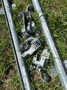 2 of 12ft door track & rollers