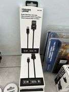 Misc cables, house signs, cell phone holders, rescue hammers etc