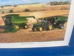 John Deere unframed print #2911/6000 with Certificate of Authenticity - 25 1/2" x 18 1/2"