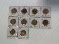 10 - Large Pennies - 1859 Victorian to 1920 - Mixed Dates