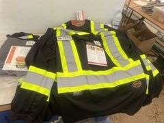 10 Large Birdseye long sleeved safety shirts