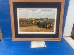 John Deere framed print #3930/7000 with Certificate of Authenticity