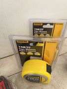 Locking plier sets, folding hex key sets, chisels, file set, tape measures etc