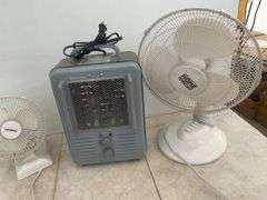 2 fans and a heater -  working condition