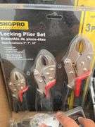 File set, chisels, folding hex key sets, socket sets, locking pliers sets, tape measures, chalk line