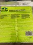 Hard hats, hard hat sweat bands, hard hat reflective stickers etc