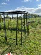 Building frame 68”W x 149”L x 84”T - black powdercoated