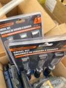 Chisels, hammers, socket sets, tape measures, locking pliers sets etc
