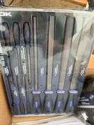 File set, chisels, folding hex key sets, socket sets, locking pliers sets, tape measures, chalk line