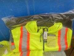 High - Visiblity Garments - jacket, vest, and hoodie - all XL