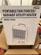 1500W Portable fan forced radiant heater