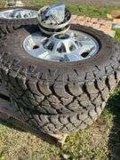 4 GM tires/rims LT245/75R17 off GM 2015