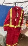 Red 3M Flame resistant coveralls size 42T