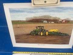 2 John Deere unframed print #2073/6500 and #1551/6000 both come with a Certificate of Authenticity