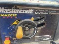 Mastercraft 10" table saw - working